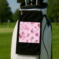 Axolotl Kawaii Pattern Golf Towel