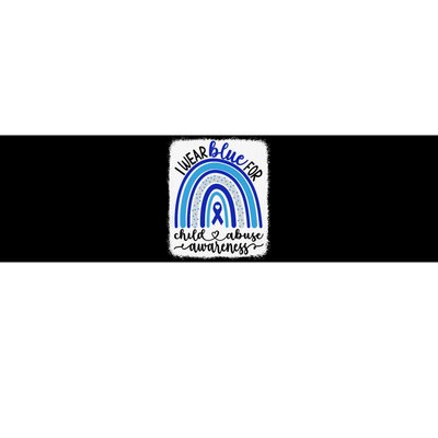 All KidsMatter Pinwheel Blue Rainbow Child Abuse Awareness Bumper Sticker