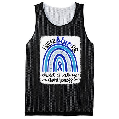 All KidsMatter Pinwheel Blue Rainbow Child Abuse Awareness Mesh Reversible Basketball Jersey Tank