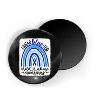 All KidsMatter Pinwheel Blue Rainbow Child Abuse Awareness Magnet