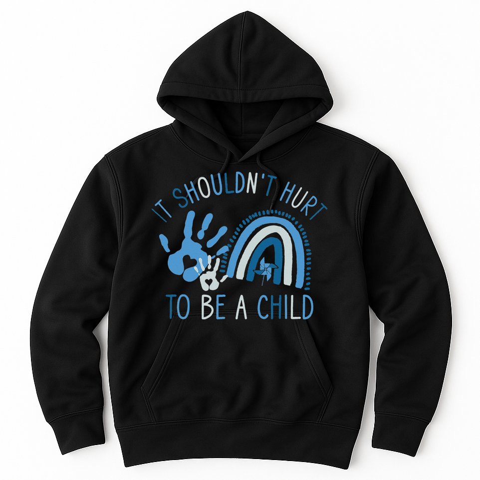 All KidsMatter Pinwheel Child Abuse Prevention Awareness Hoodie