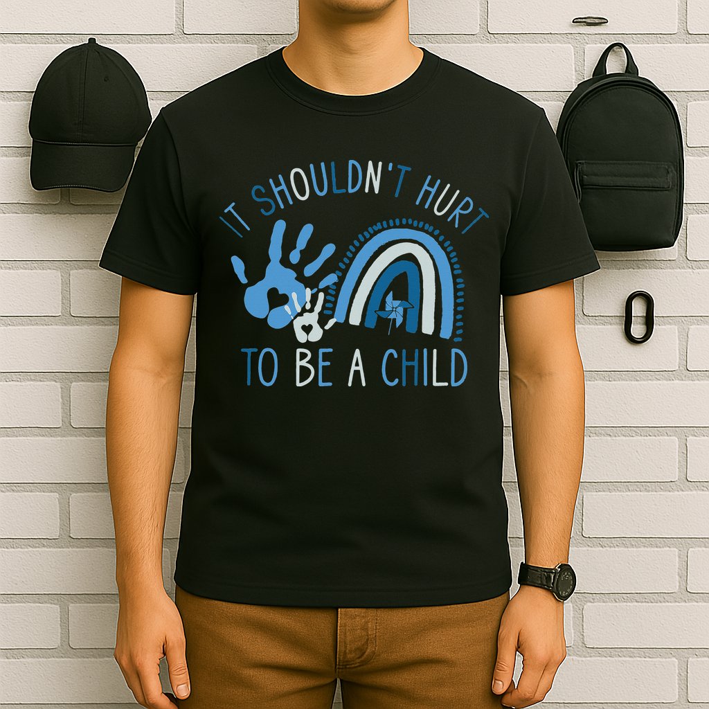 All KidsMatter Pinwheel Child Abuse Prevention Awareness T-Shirt