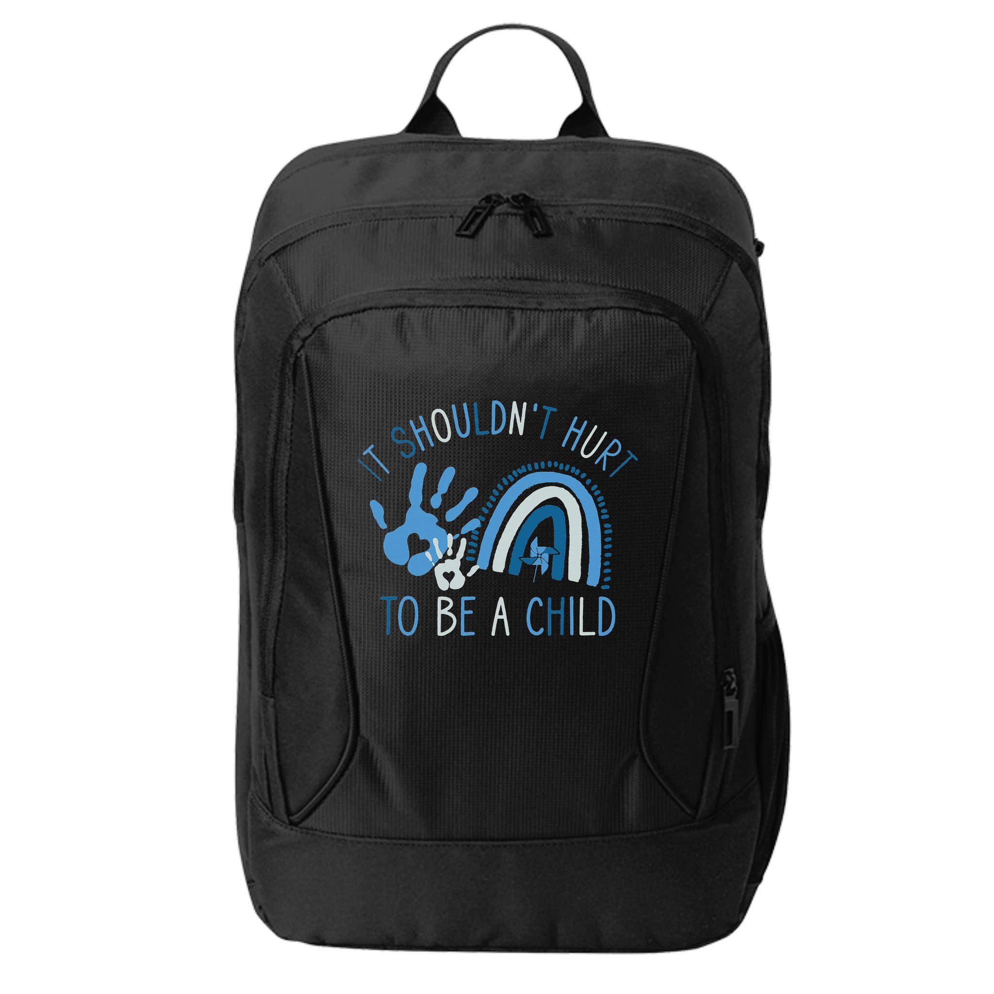 All KidsMatter Pinwheel Child Abuse Prevention Awareness City Backpack