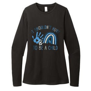 All KidsMatter Pinwheel Child Abuse Prevention Awareness Womens CVC Long Sleeve Shirt