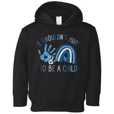All KidsMatter Pinwheel Child Abuse Prevention Awareness Toddler Hoodie