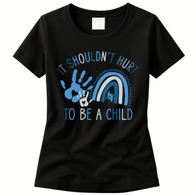 All KidsMatter Pinwheel Child Abuse Prevention Awareness Womens T-Shirt