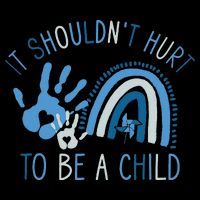 All KidsMatter Pinwheel Child Abuse Prevention Awareness Women's V-Neck T-Shirt