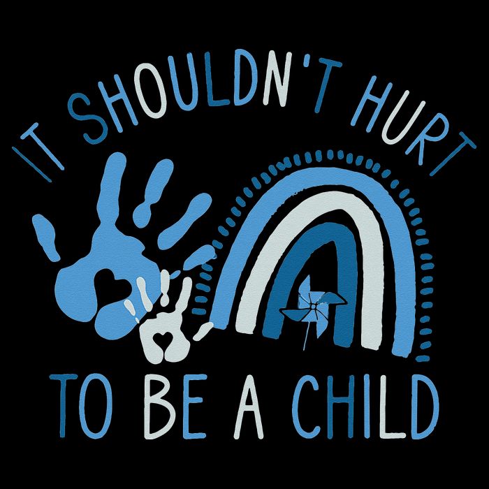 All KidsMatter Pinwheel Child Abuse Prevention Awareness Women's V-Neck T-Shirt
