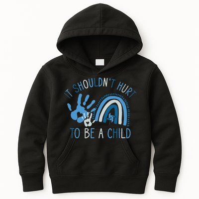 All KidsMatter Pinwheel Child Abuse Prevention Awareness Kids Hoodie