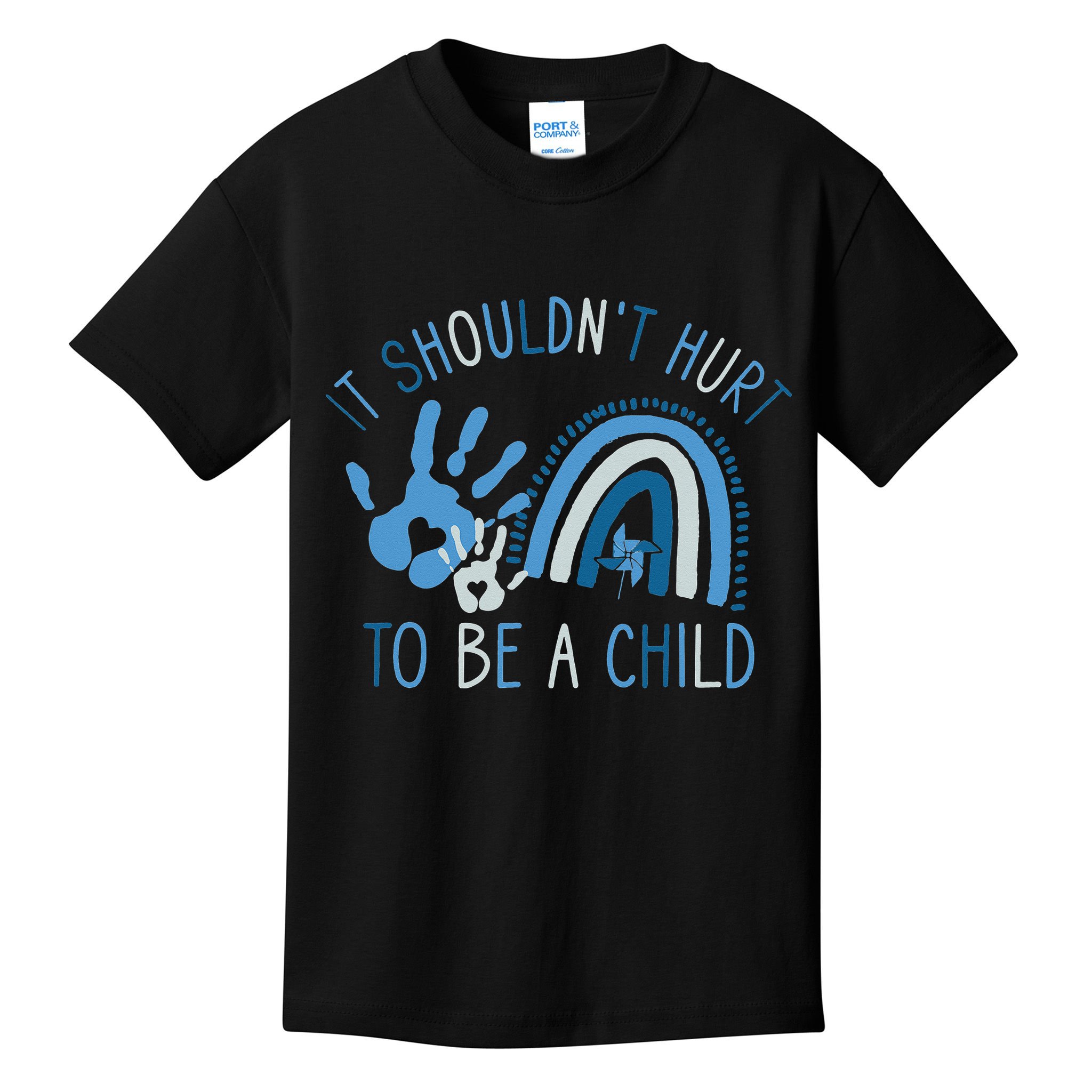 All KidsMatter Pinwheel Child Abuse Prevention Awareness Kids T-Shirt