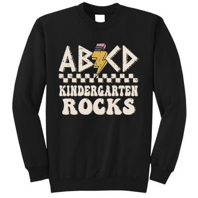 ABCD Kindergarten Rocks Back To School Kindergarten Teacher Sweatshirt