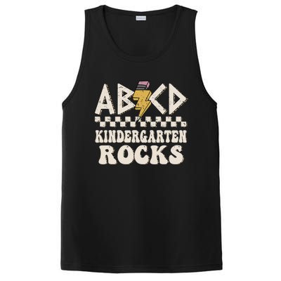 ABCD Kindergarten Rocks Back To School Kindergarten Teacher PosiCharge Competitor Tank