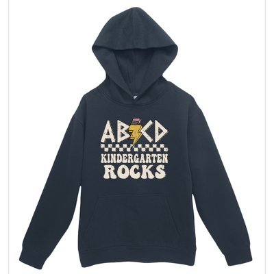 ABCD Kindergarten Rocks Back To School Kindergarten Teacher Urban Pullover Hoodie