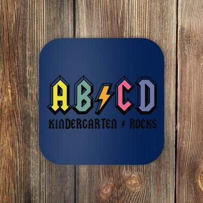 ABCD Kindergarten Rocks Back To School Kindergarten Teacher Coaster