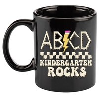 ABCD Kindergarten Rocks 11oz C Handle Ceramic Mug