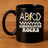 ABCD Kindergarten Rocks 11oz C Handle Ceramic Mug