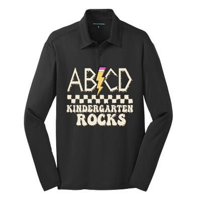 ABCD Kindergarten Rocks Silk Touch Performance Long Sleeve Polo