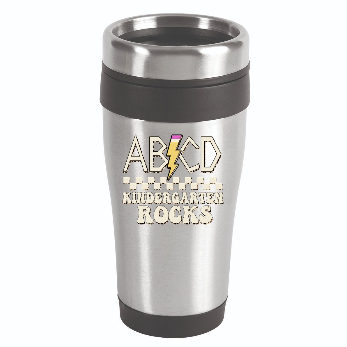 ABCD Kindergarten Rocks 16oz Travel Tumbler