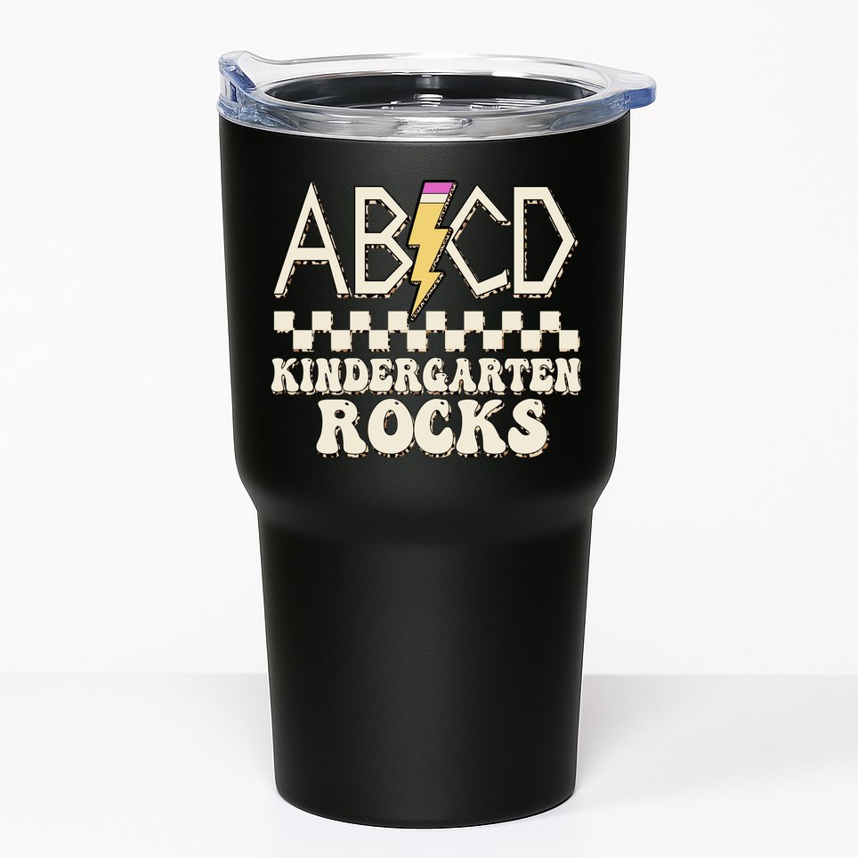 ABCD Kindergarten Rocks Tumbler