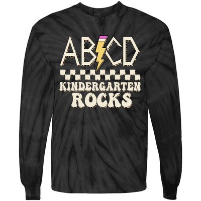 ABCD Kindergarten Rocks Tie-Dye Long Sleeve Shirt