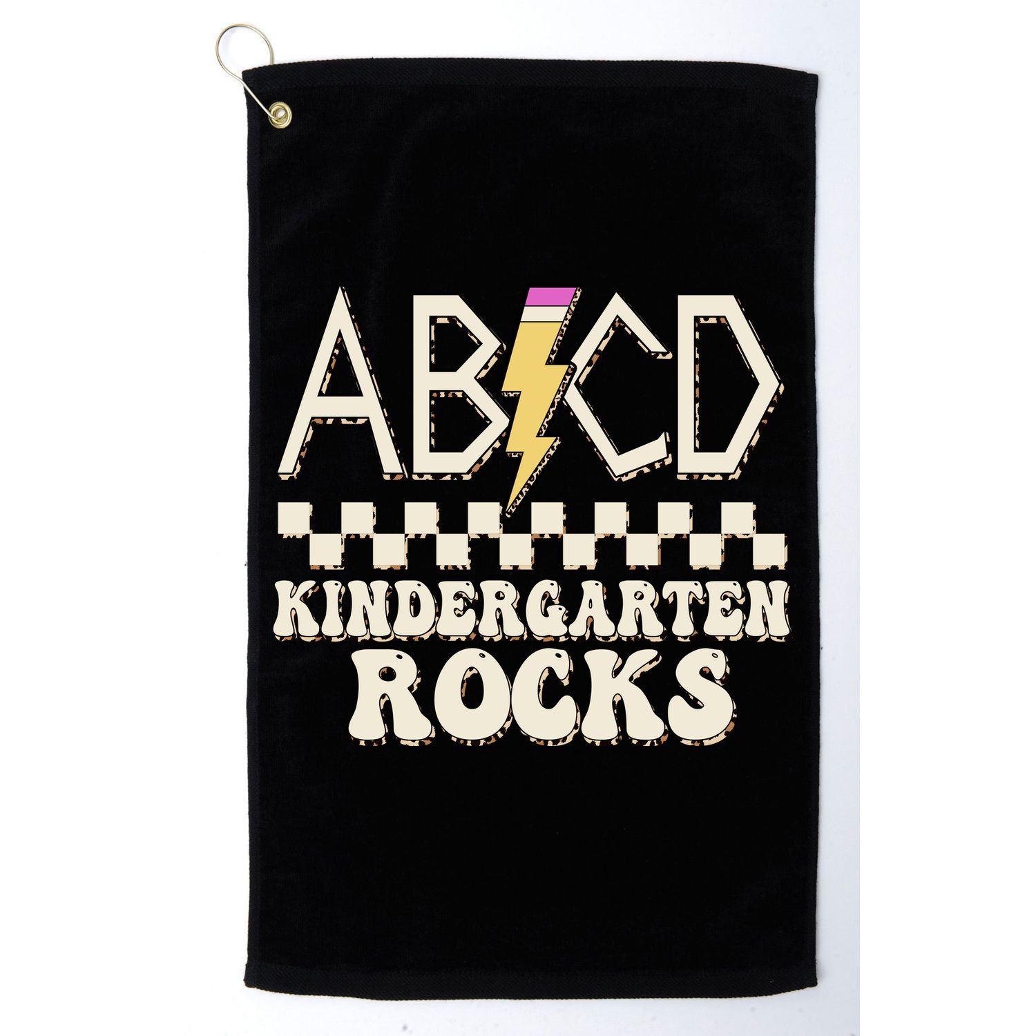 ABCD Kindergarten Rocks Golf Towel