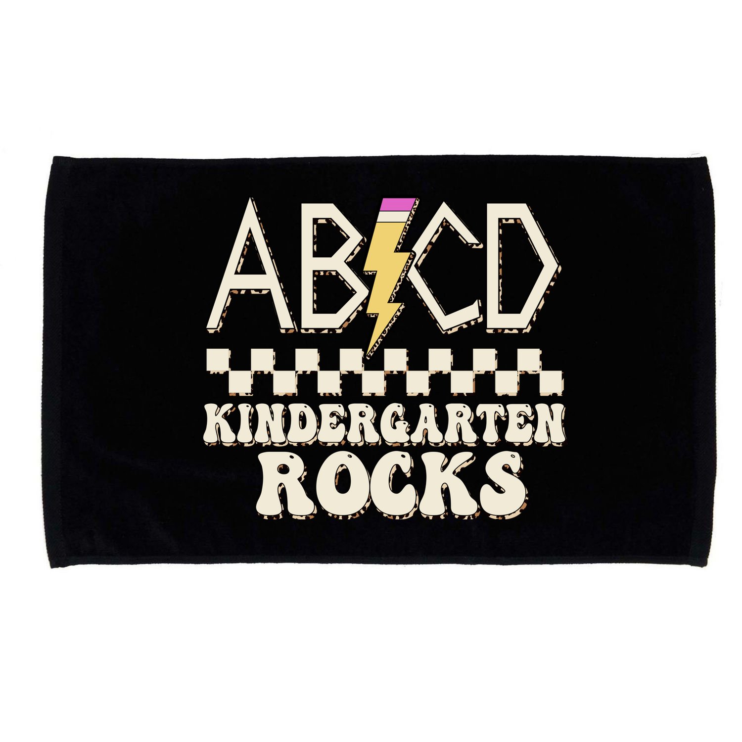ABCD Kindergarten Rocks Microfiber Hand Towel