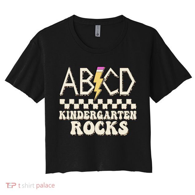 ABCD Kindergarten Rocks Crop Top