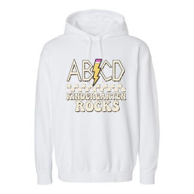 ABCD Kindergarten Rocks Garment-Dyed Fleece Hoodie