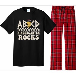 ABCD Kindergarten Rocks Back To School Kindergarten Teacher Pajama Set