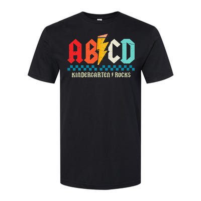 Abcd Kindergarten Rocks Pencil Lightning Students Teachers Softstyle® CVC T-Shirt