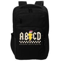 Abcd Kindergarten Rocks Pencil Lightning Teachers Rock Boy Impact Tech Backpack