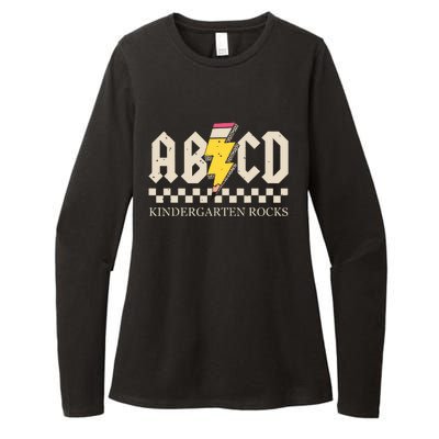 Abcd Kindergarten Rocks Pencil Lightning Teachers Rock Boy Womens CVC Long Sleeve Shirt