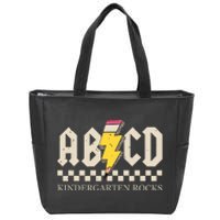 Abcd Kindergarten Rocks Pencil Lightning Teachers Rock Boy Zip Tote Bag