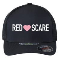 Anna Khachiyan Red Love Scare Flexfit Unipanel Trucker Cap