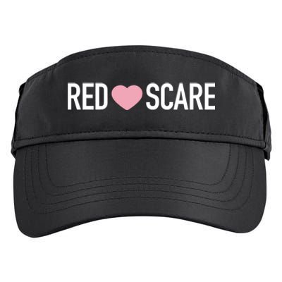 Anna Khachiyan Red Love Scare Adult Drive Performance Visor