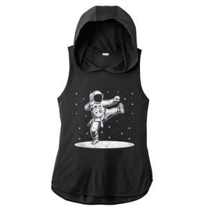 Astronaut Karate Taekwondo Martial Artist Martial Arts Tkd Cute Gift Ladies PosiCharge Tri-Blend Wicking Draft Hoodie Tank