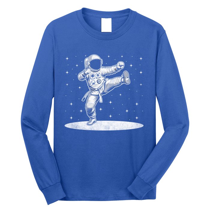 Astronaut Karate Taekwondo Martial Artist Martial Arts Tkd Cute Gift Long Sleeve Shirt