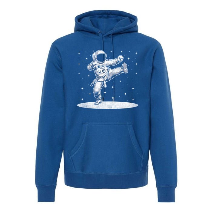 Astronaut Karate Taekwondo Martial Artist Martial Arts Tkd Cute Gift Premium Hoodie