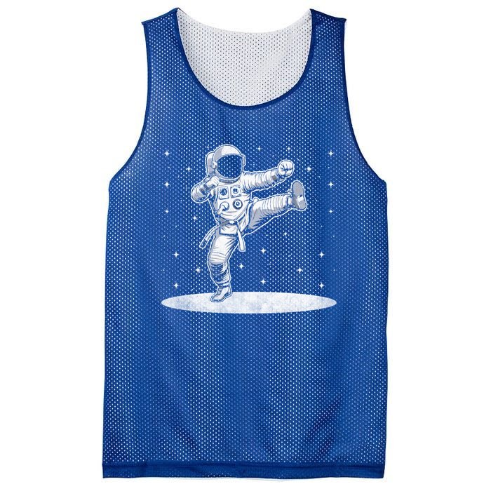 Astronaut Karate Taekwondo Martial Artist Martial Arts Tkd Cute Gift Mesh Reversible Basketball Jersey Tank