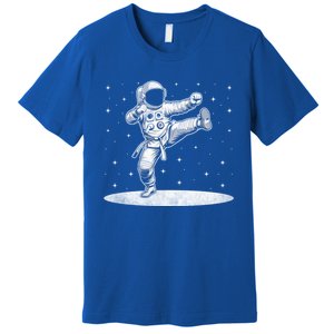 Astronaut Karate Taekwondo Martial Artist Martial Arts Tkd Cute Gift Premium T-Shirt