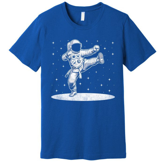 Astronaut Karate Taekwondo Martial Artist Martial Arts Tkd Cute Gift Premium T-Shirt