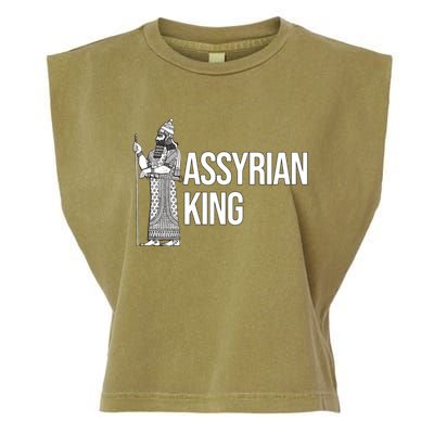 Assyrian King With An Assyrian King Funny Gift Garment-Dyed Women's Muscle Tee