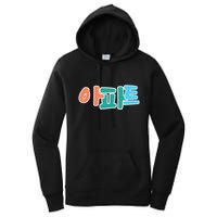 Apt Korean Word Apartment Game Pop Art Apt Women's Pullover Hoodie