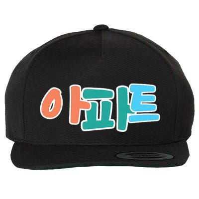 Apt Korean Word Apartment Game Pop Art Apt Wool Snapback Cap