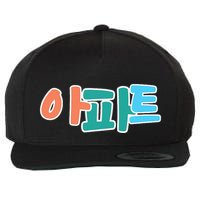 Apt Korean Word Apartment Game Pop Art Apt Wool Snapback Cap