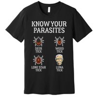 Antibiden Know Your Parasites Lunatic Impeach Joe Biden Premium T-Shirt
