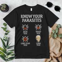 Antibiden Know Your Parasites Lunatic Impeach Joe Biden Premium T-Shirt