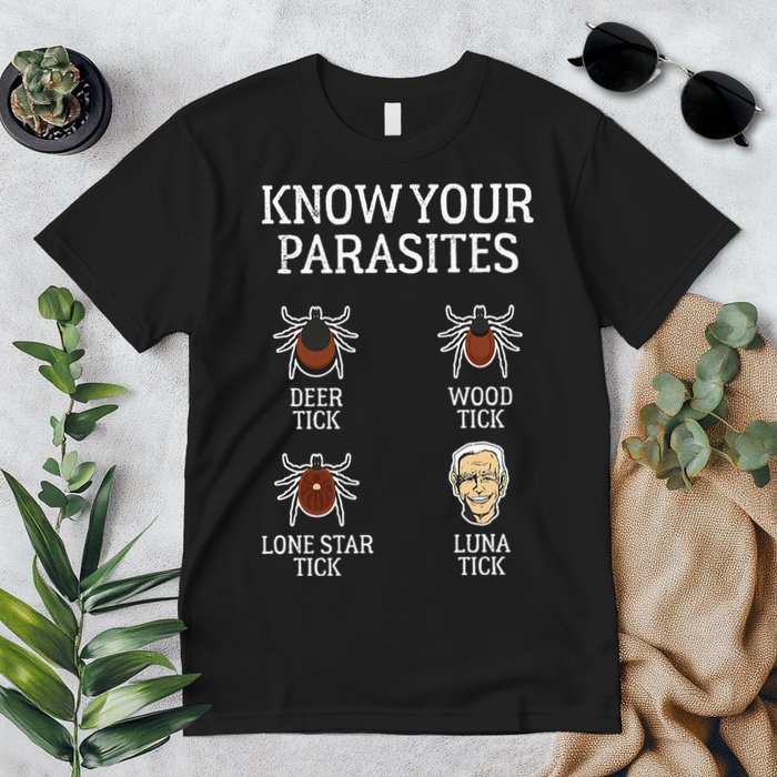 Antibiden Know Your Parasites Lunatic Impeach Joe Biden Premium T-Shirt