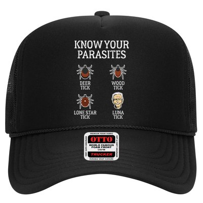 Antibiden Know Your Parasites Lunatic Impeach Joe Biden Trucker Hat