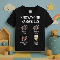 Antibiden Know Your Parasites Lunatic Impeach Joe Biden Toddler T-Shirt